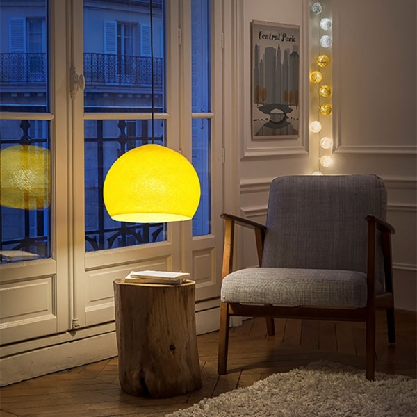 The Foldi Shade | Small Dome Pendant Lampshade | Modern Elegance