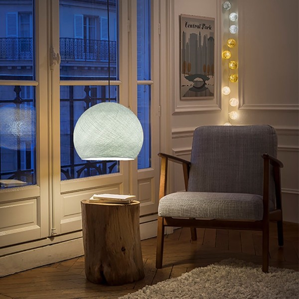 The Foldi Shade | Small Dome Pendant Lampshade | Modern Elegance