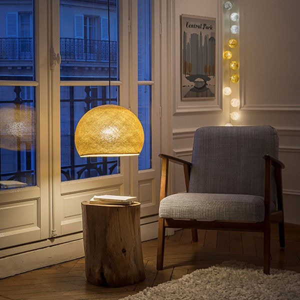 The Foldi Shade | Small Dome Pendant Lampshade | Modern Elegance