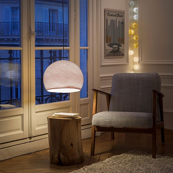 The Foldi Shade | Small Dome Pendant Lampshade | Modern Elegance