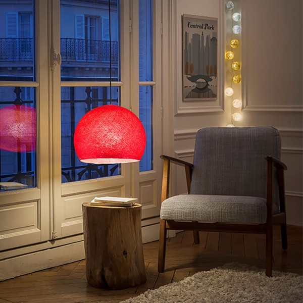 The Foldi Shade | Small Dome Pendant Lampshade | Modern Elegance