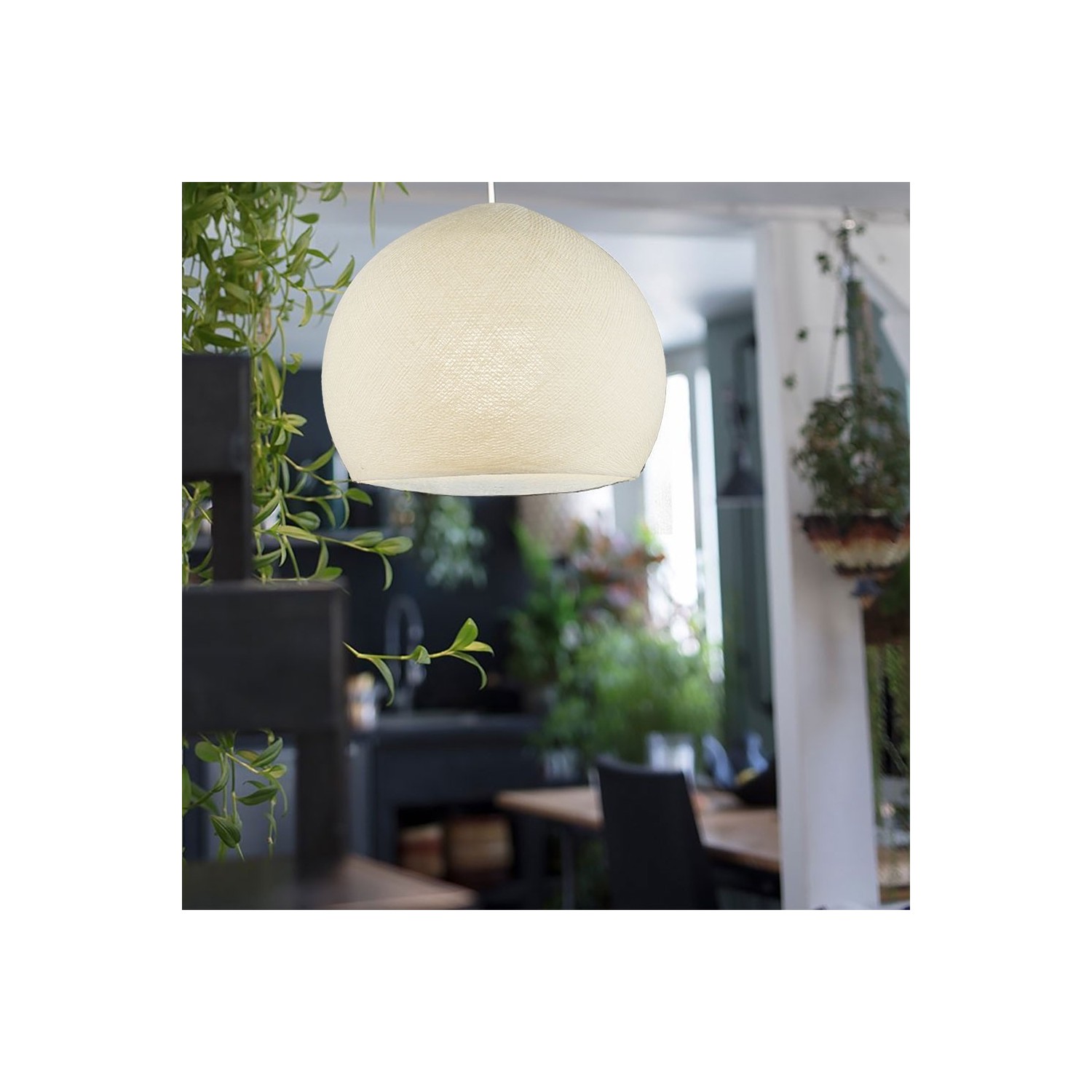 The Foldi Shade | Small Dome Pendant Lampshade | Modern Elegance