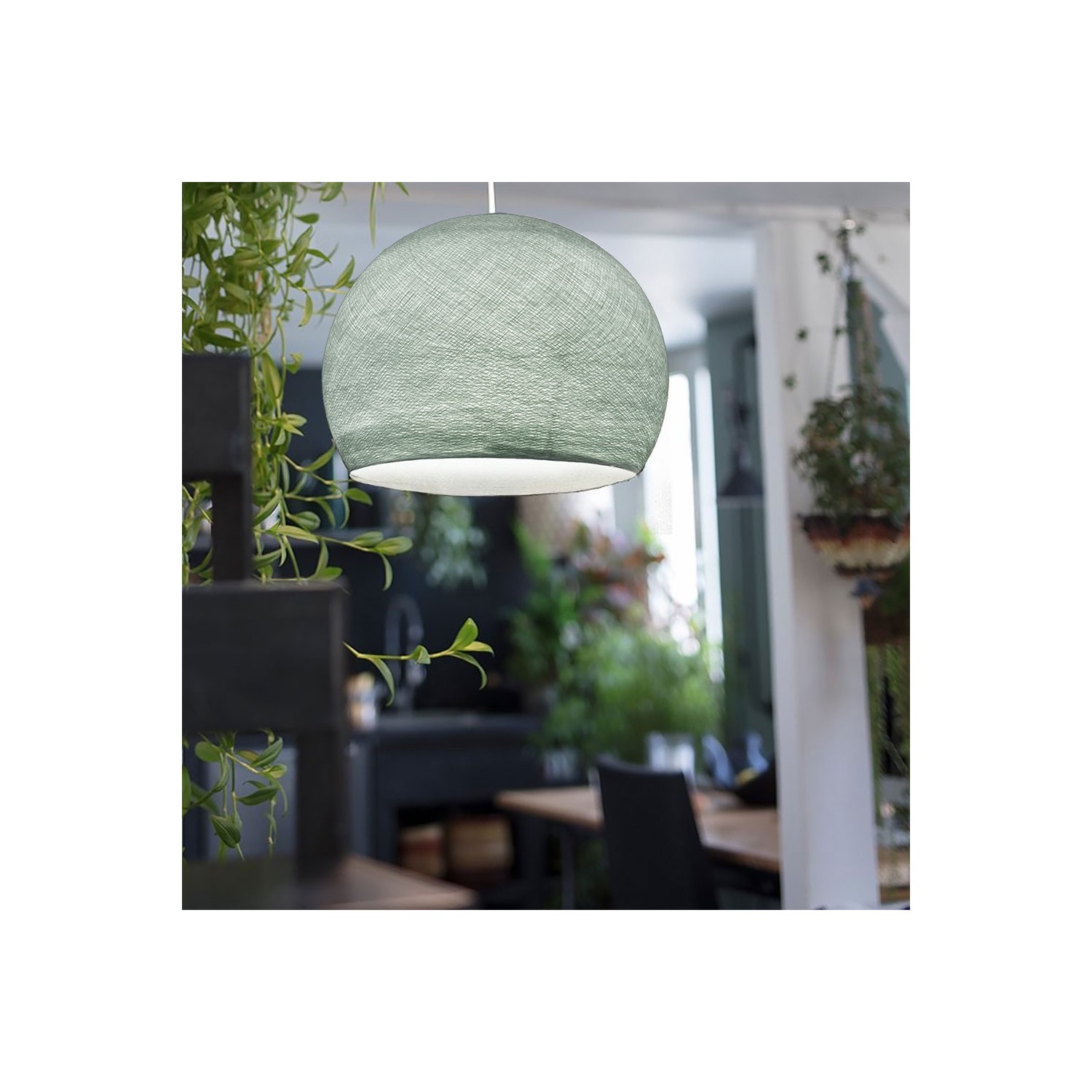 The Foldi Shade | Small Dome Pendant Lampshade | Modern Elegance