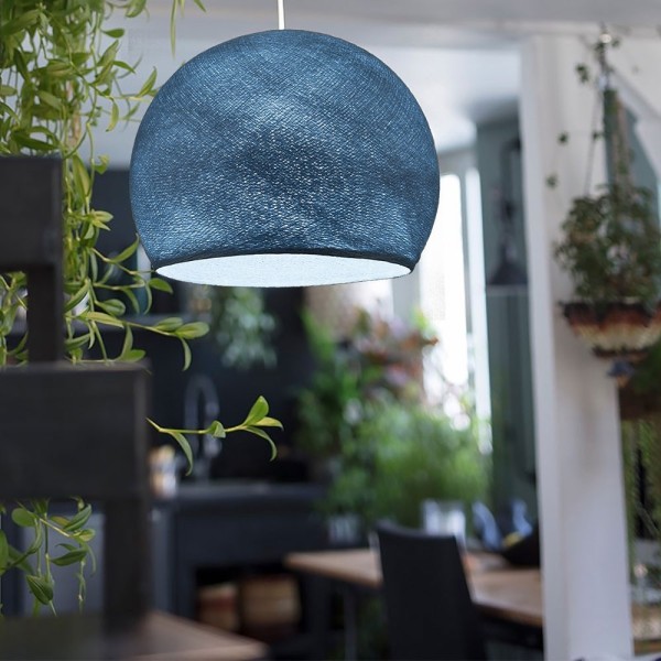 The Foldi Shade | Small Dome Pendant Lampshade | Modern Elegance