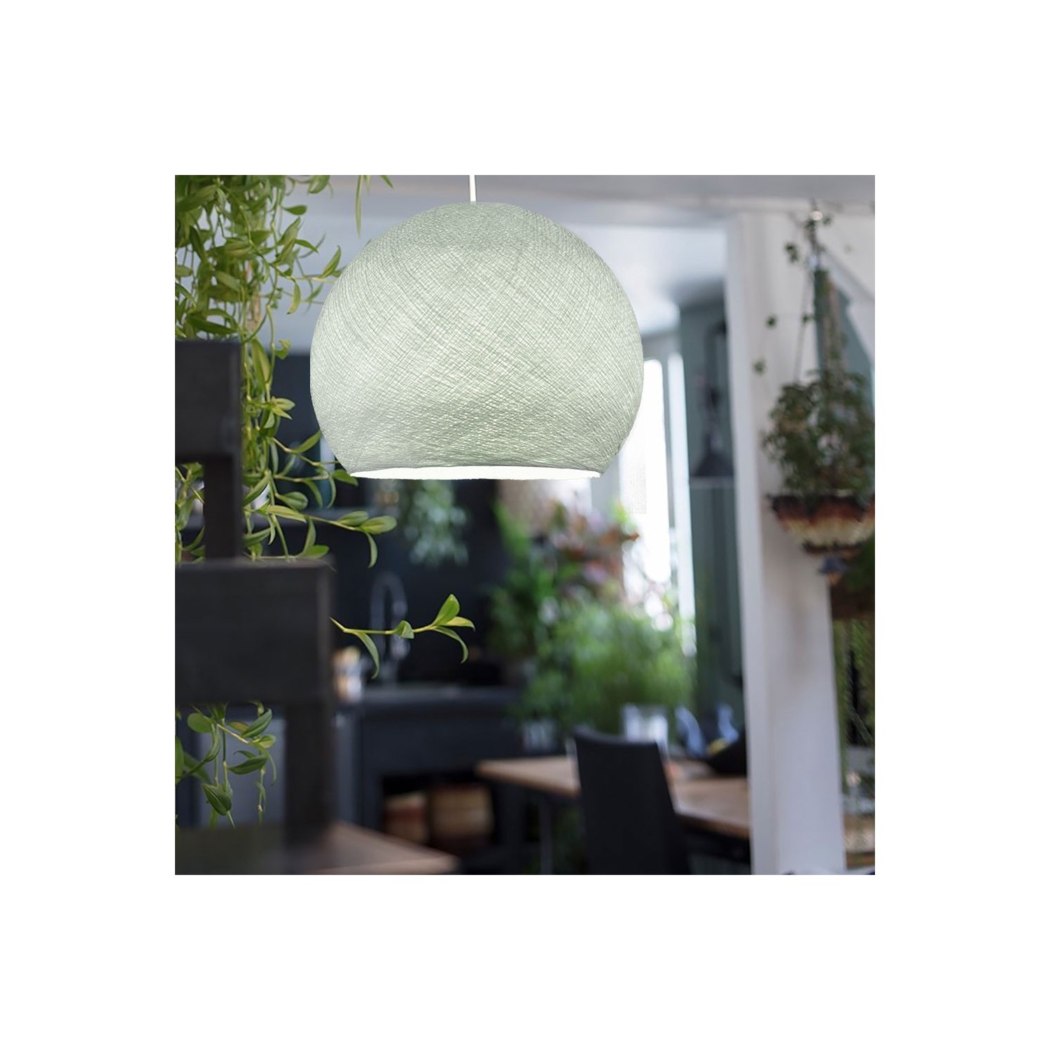 The Foldi Shade | Small Dome Pendant Lampshade | Modern Elegance