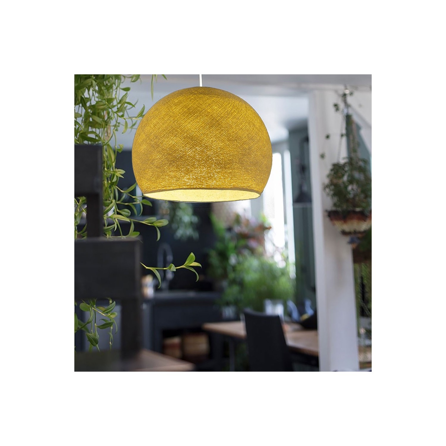 The Foldi Shade | Small Dome Pendant Lampshade | Modern Elegance