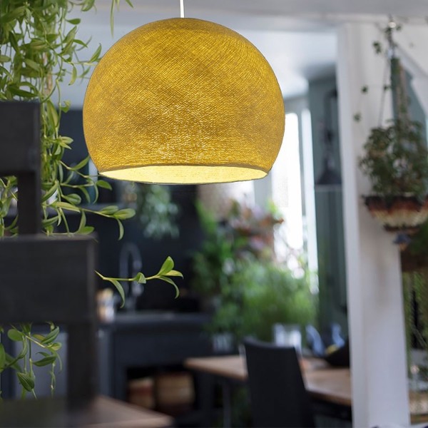 The Foldi Shade | Small Dome Pendant Lampshade | Modern Elegance
