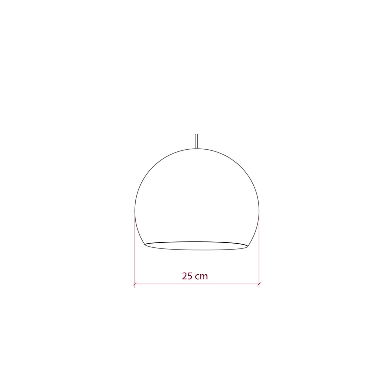 The Foldi Shade | Small Dome Pendant Lampshade | Modern Elegance