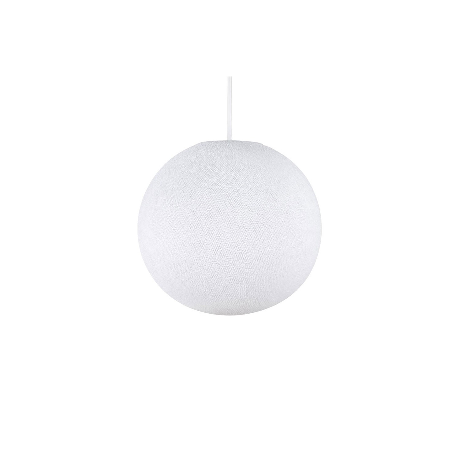 The Foldi Shade | Small Round Pendant Lampshade | Artisan Craft - Pure White Foldi