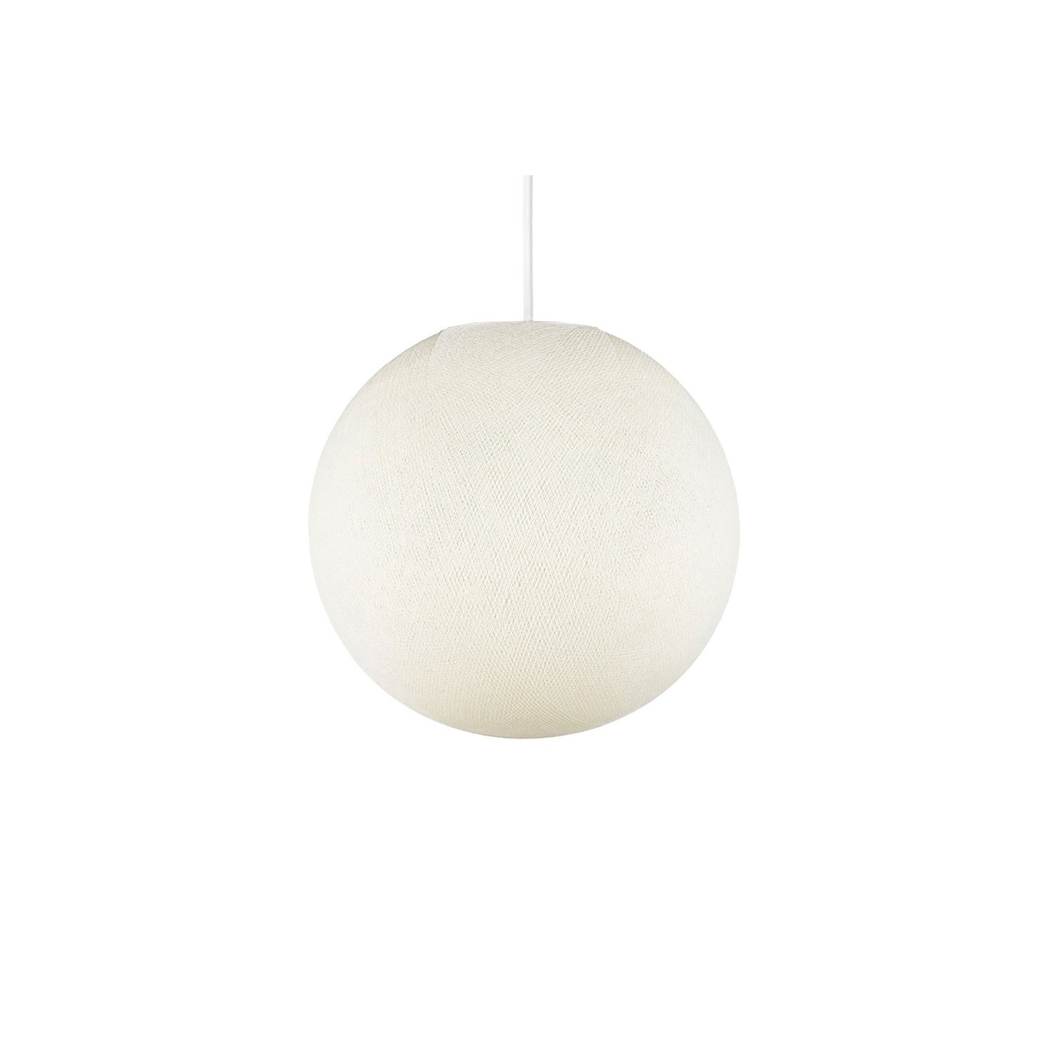 The Foldi Shade | Small Round Pendant Lampshade | Artisan Craft - Ivory Foldi