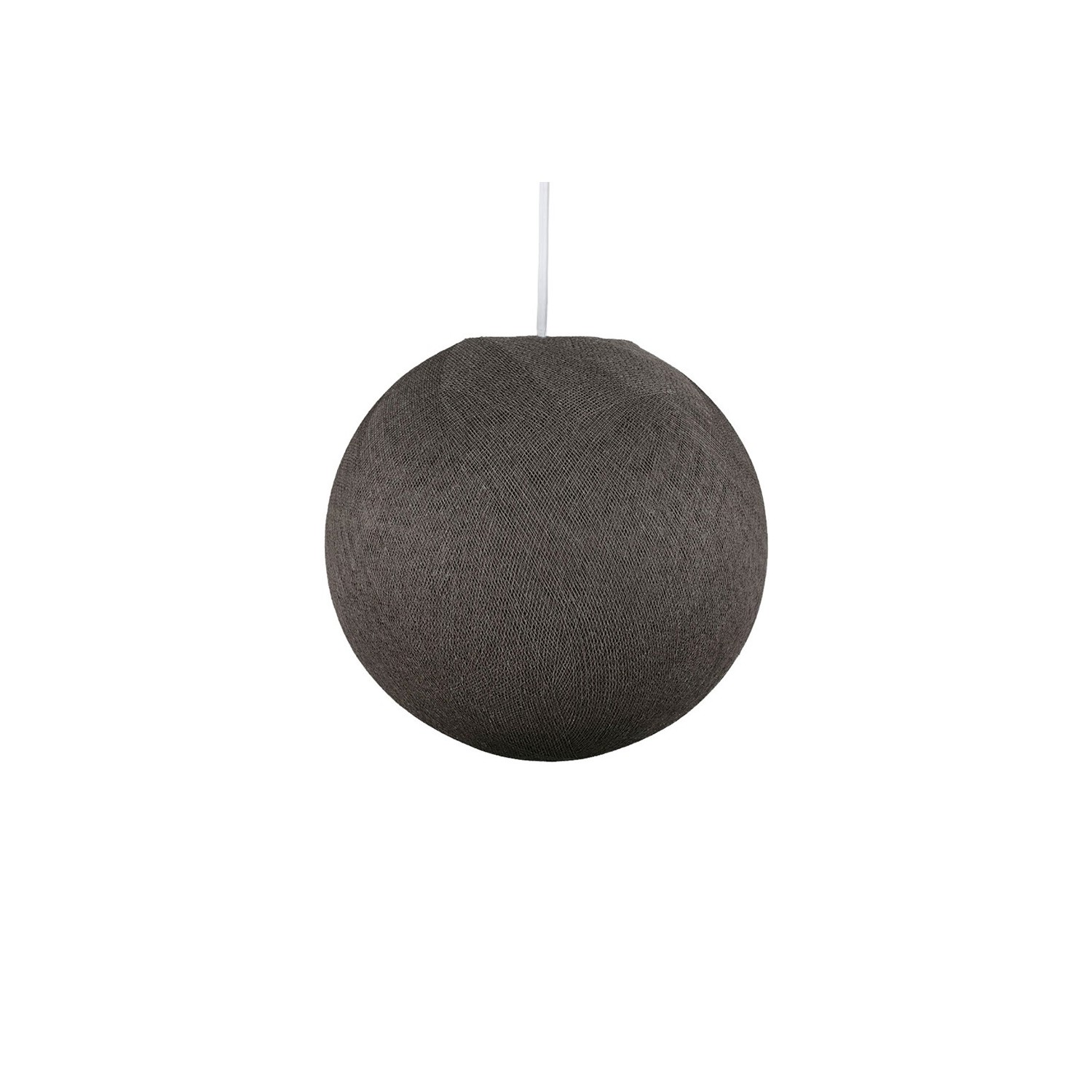 The Foldi Shade | Small Round Pendant Lampshade | Artisan Craft - Graphite Foldi