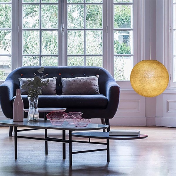 The Foldi Shade | Small Round Pendant Lampshade | Artisan Craft