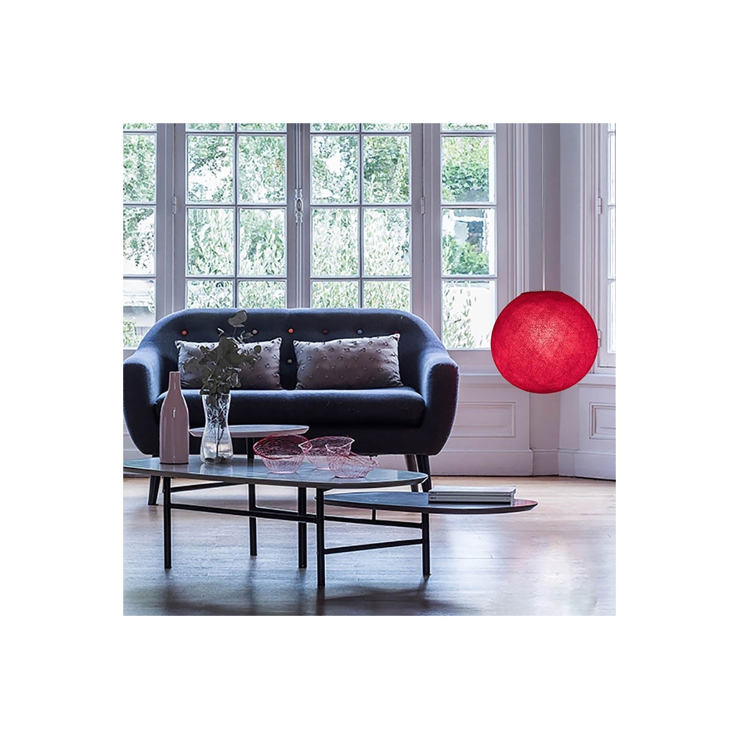 The Foldi Shade | Small Round Pendant Lampshade | Artisan Craft