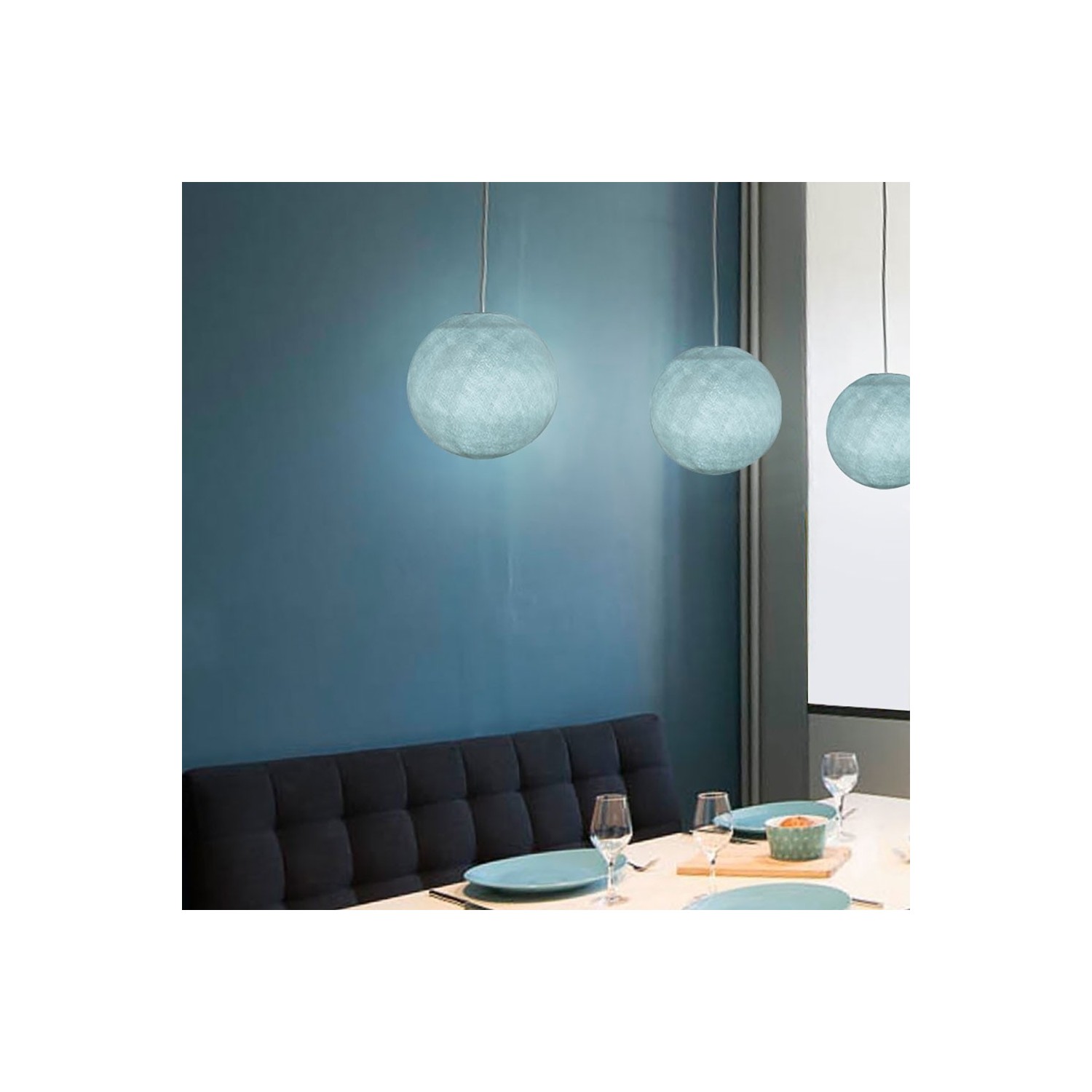 The Foldi Shade | Small Round Pendant Lampshade | Artisan Craft