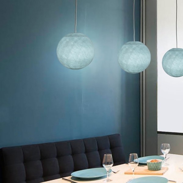 The Foldi Shade | Small Round Pendant Lampshade | Artisan Craft