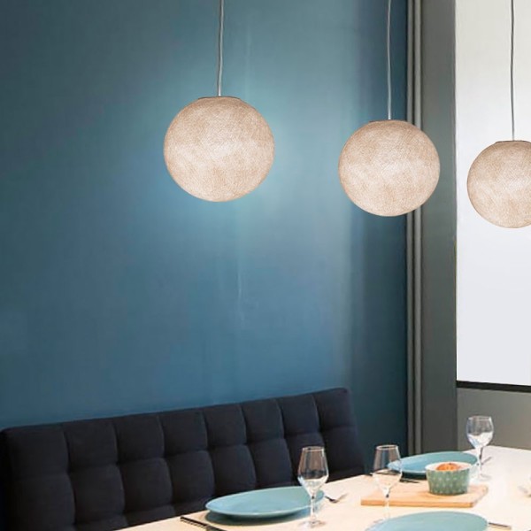 The Foldi Shade | Small Round Pendant Lampshade | Artisan Craft