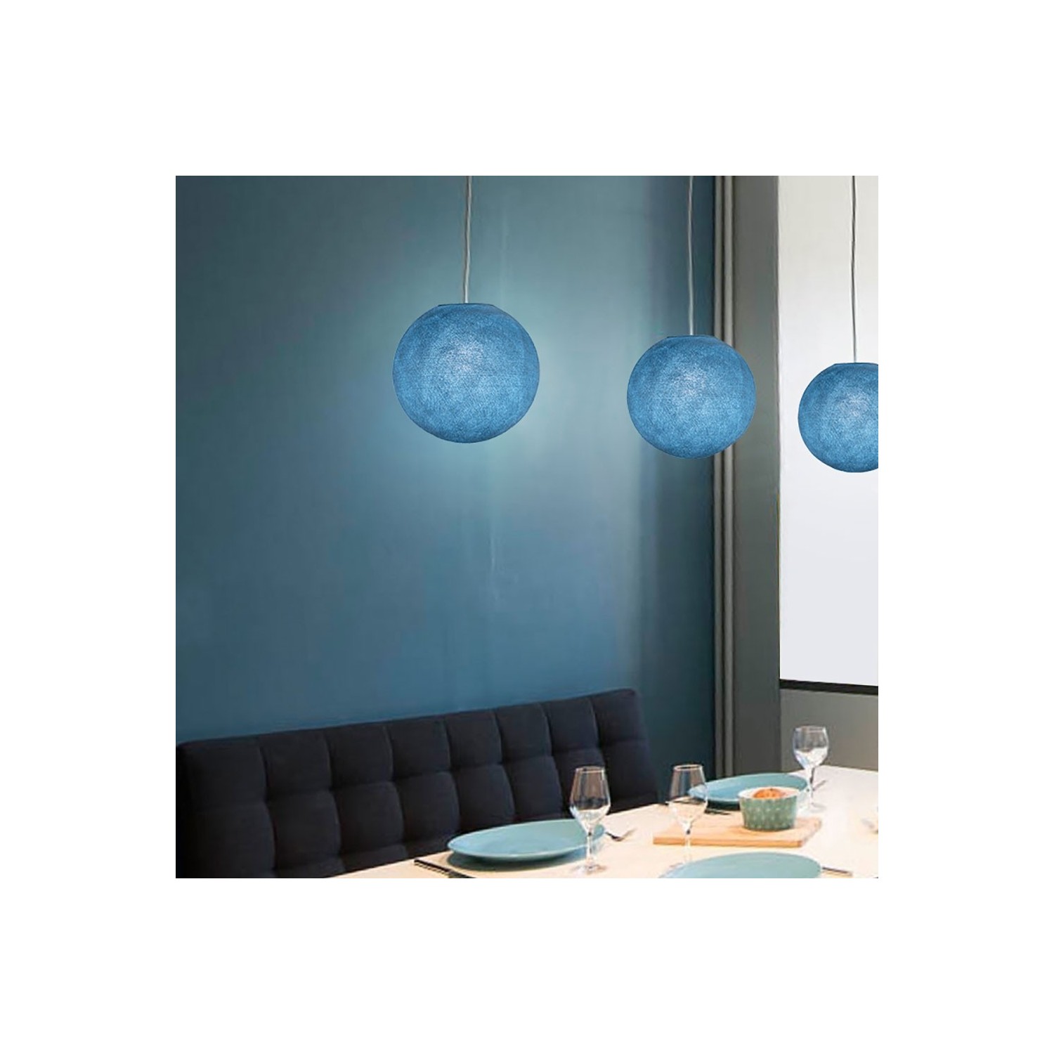 The Foldi Shade | Small Round Pendant Lampshade | Artisan Craft