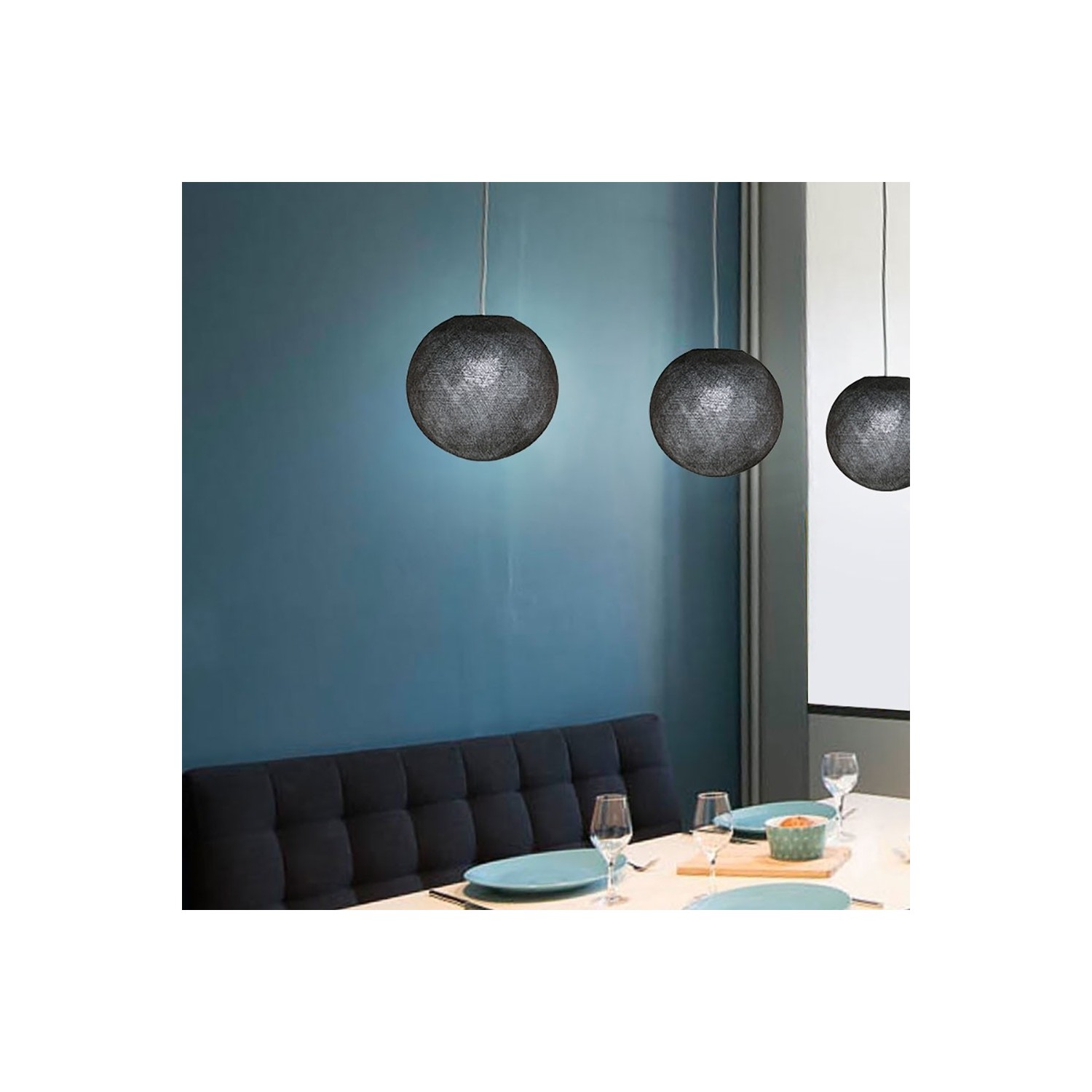 The Foldi Shade | Small Round Pendant Lampshade | Artisan Craft