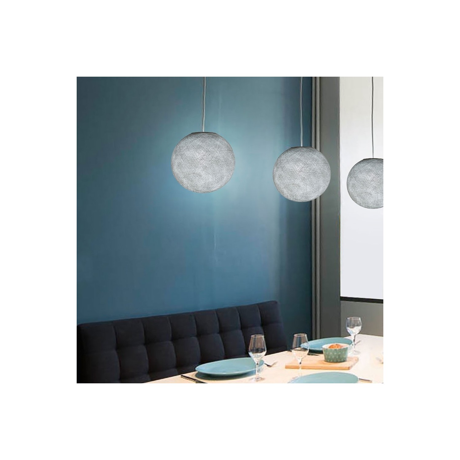 The Foldi Shade | Small Round Pendant Lampshade | Artisan Craft
