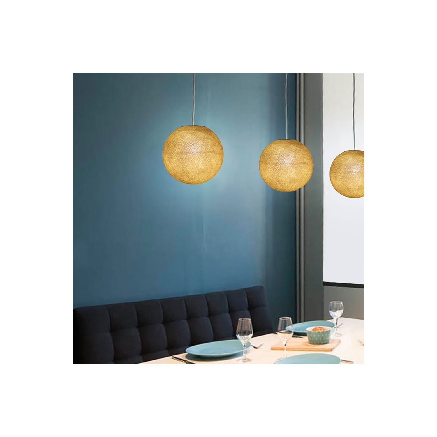 The Foldi Shade | Small Round Pendant Lampshade | Artisan Craft