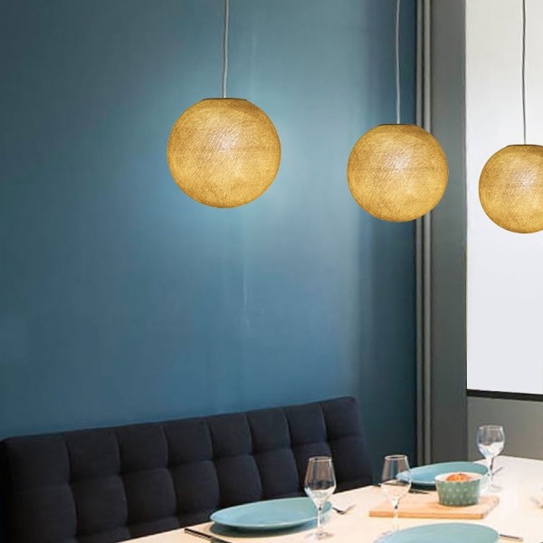 The Foldi Shade | Small Round Pendant Lampshade | Artisan Craft