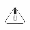 Pendant lamp with textile cable, Duedì Apex lampshade and metal details