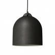 Pendant lamp with textile cable and lampshade Bell M in ceramic