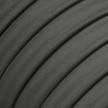 Electric Cable Color Cord for Custom String Lights, covered by Rayon fabric Grey (CM03)