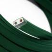 Electric Cable Color Cord for Custom String Lights, covered by Rayon fabric Dark Green (CM21)
