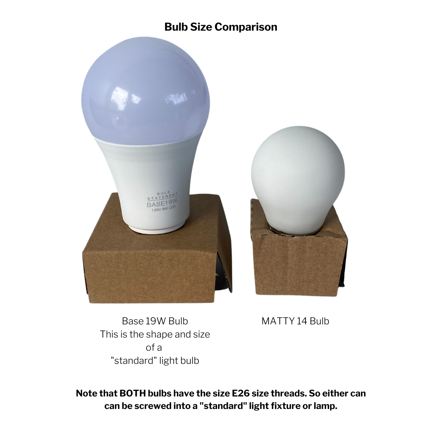 BASE 19W - Dimmable LED Light Bulb