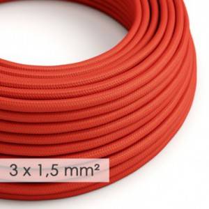 Extension Cord - Round Red Rayon RM09 - 15/3 AWG