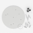 Round 13.80" XXL Ceiling Rose with 5 holes + Accessories