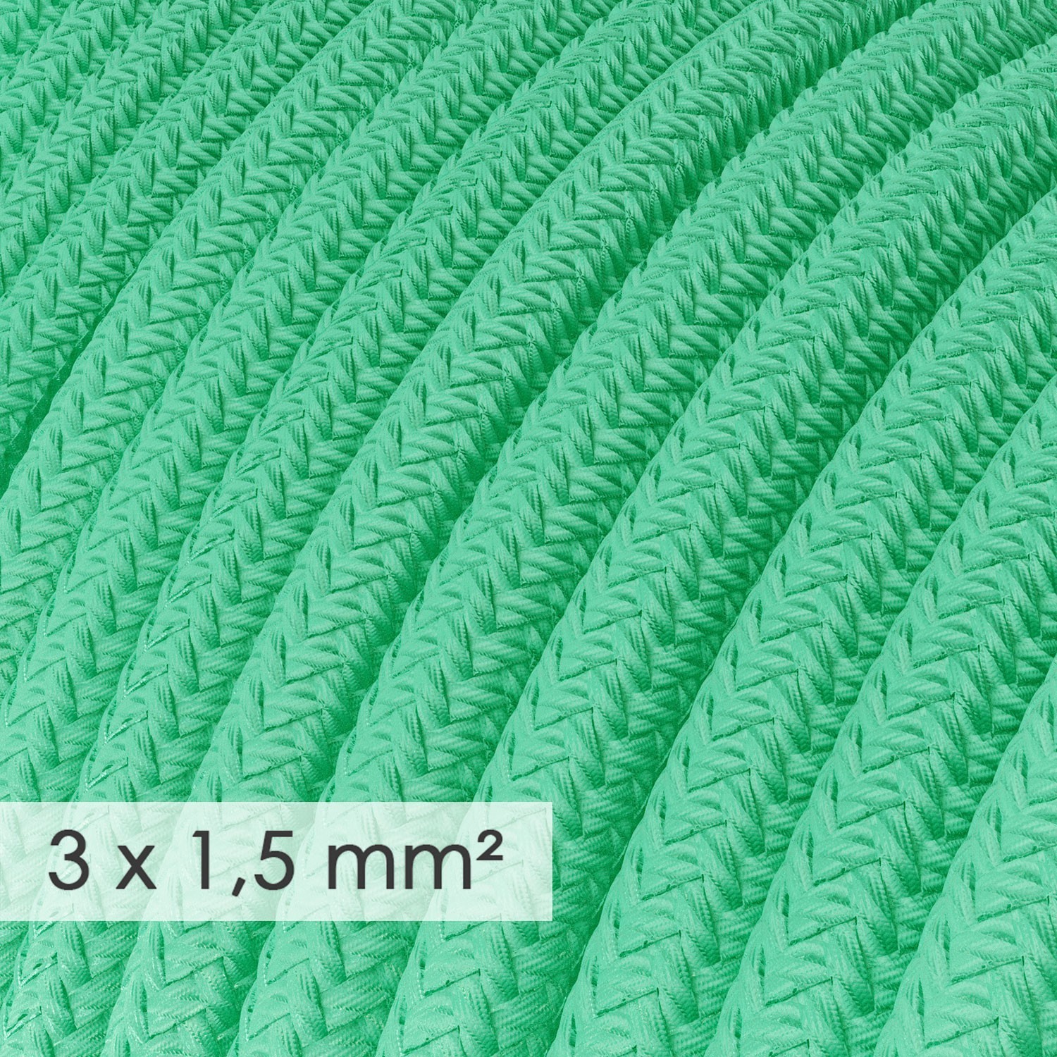 Extension Cord - Round Opal Rayon RH69 - 15/3 AWG
