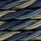 XL Rope electrical wire 18/3 AWG wire inside. Bright fabric covering Bernadotte. 16mm.