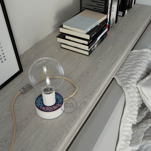 FULLER+LINCOLN - Mini-UFO by Pemberley Pond, 2-sided Wooden Pendant Light Shade