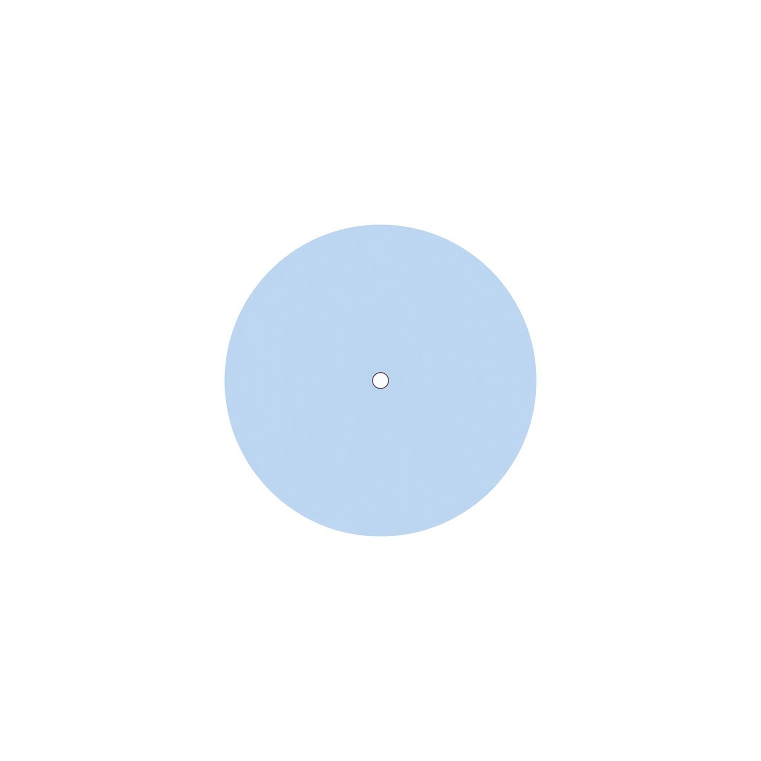 1 Hole - LARGE Round Ceiling Canopy Kit - Rose One System