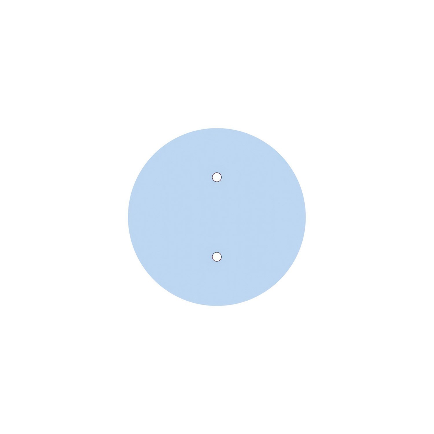 2 Holes - LARGE Round Ceiling Canopy Kit - Rose One System