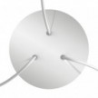3 Holes - LARGE Round Ceiling Canopy Kit - Rose One System