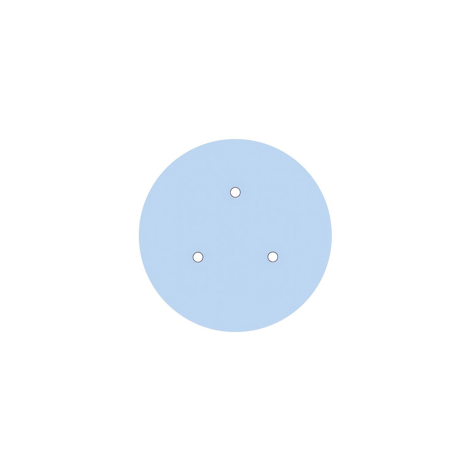 3 Holes - LARGE Round Ceiling Canopy Kit - Rose One System