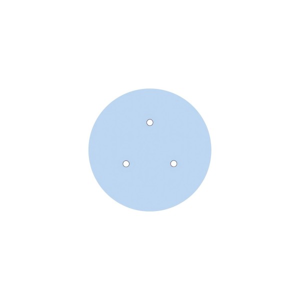 3 Holes - LARGE Round Ceiling Canopy Kit - Rose One System
