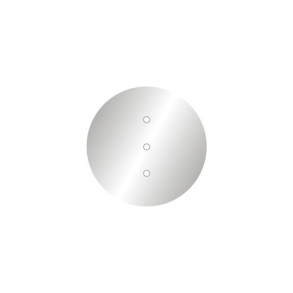 3 In-line Holes - LARGE Round Ceiling Canopy Kit - Rose One System