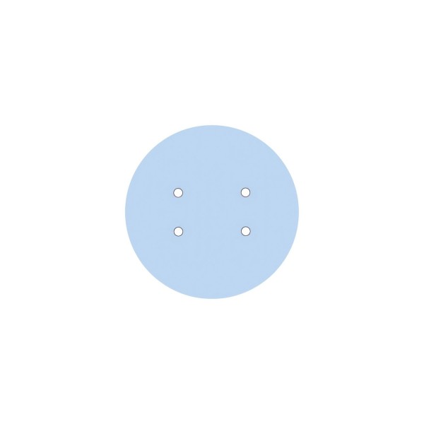 4 Holes - LARGE Round Ceiling Canopy Kit - Rose One System