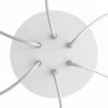 6 Holes - LARGE Round Ceiling Canopy Kit - Rose One System