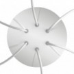 6 Holes - LARGE Round Ceiling Canopy Kit - Rose One System