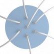 7 Holes - LARGE Round Ceiling Canopy Kit - Rose One System