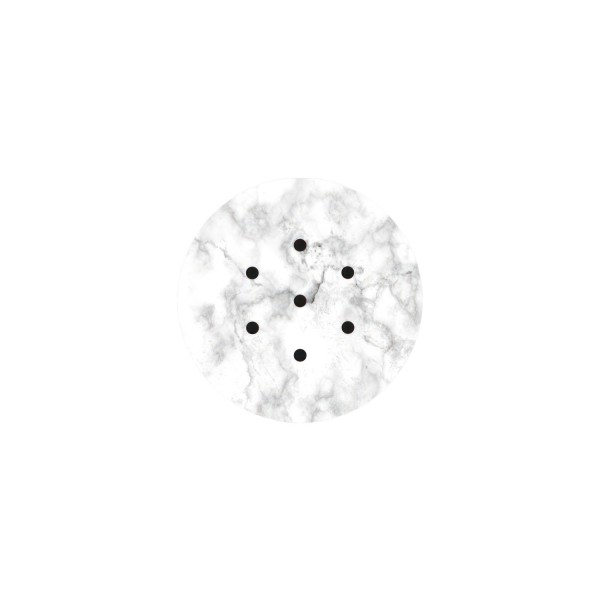 7 Holes - LARGE Round Ceiling Canopy Kit - Rose One System