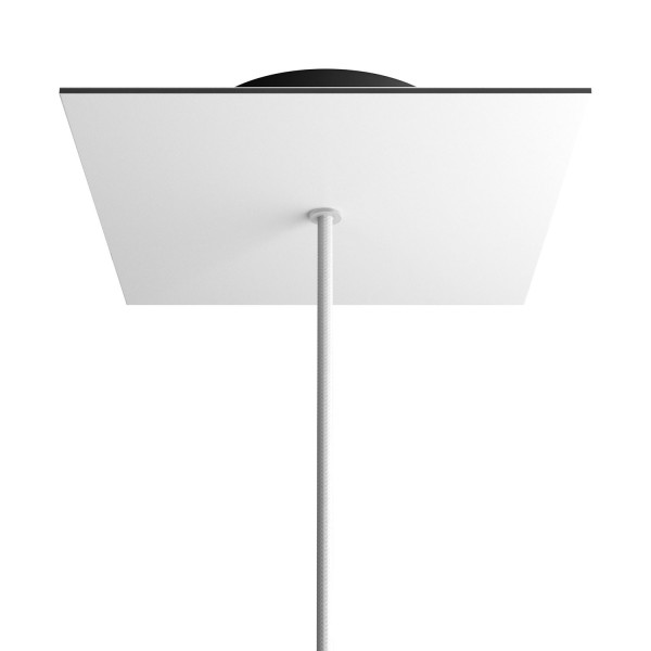 1 Hole - LARGE Square Ceiling Canopy Kit - Rose One System