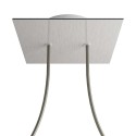 2 Holes - LARGE Square Ceiling Canopy Kit - Rose One System