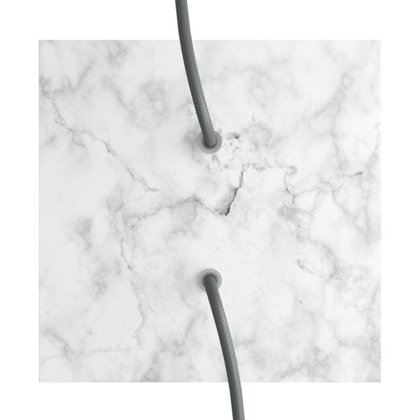 2 Holes - LARGE Square Ceiling Canopy Kit - Rose One System