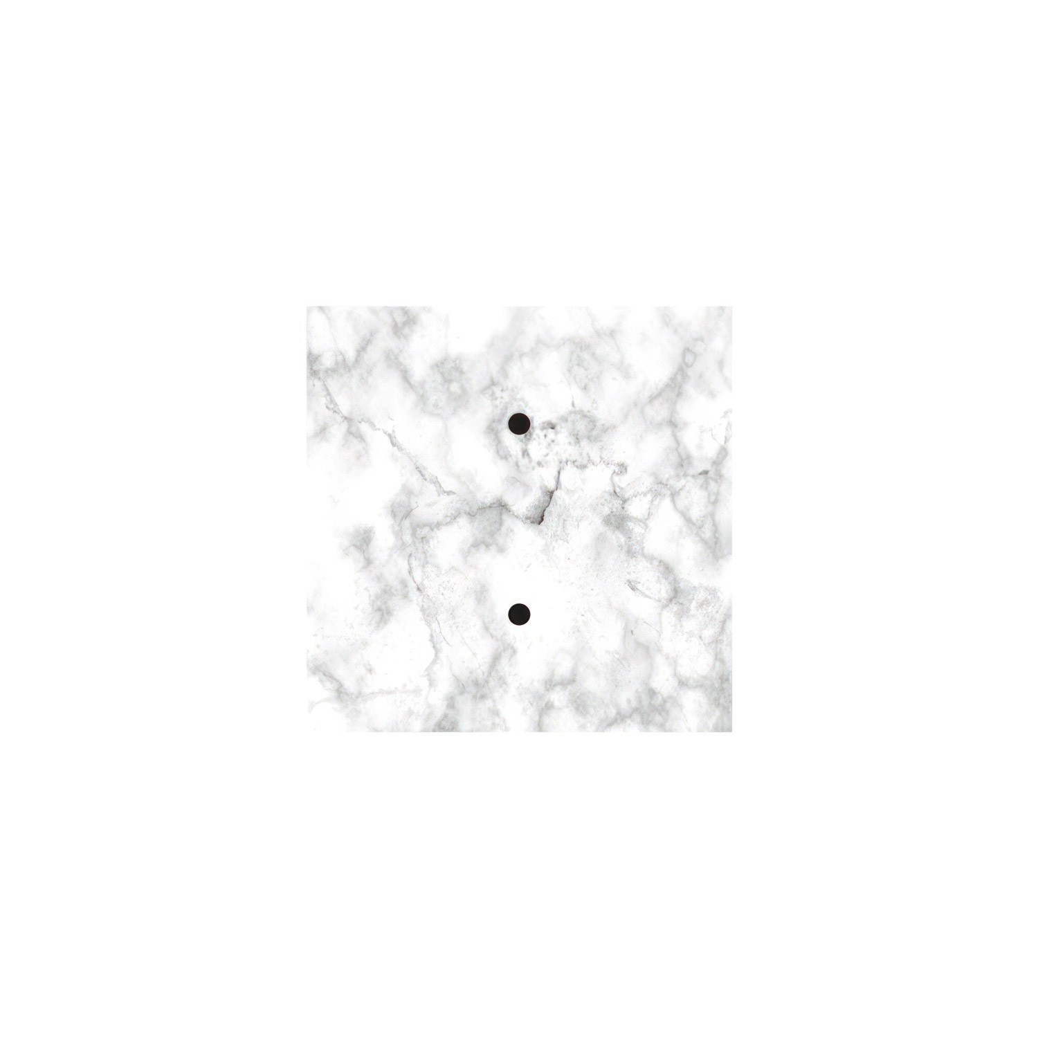 2 Holes - LARGE Square Ceiling Canopy Kit - Rose One System
